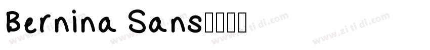Bernina Sans字体转换